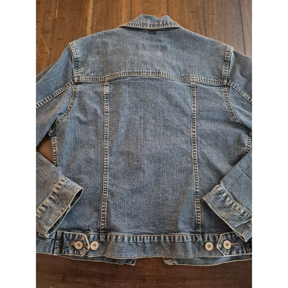 Eddie Bauer Stretch Denim Jacket Size S - Picture 2 of 5